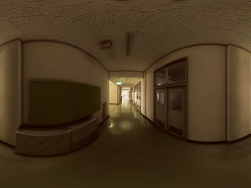 Indoor HDR School Corridor texture (ID:ffach414673)