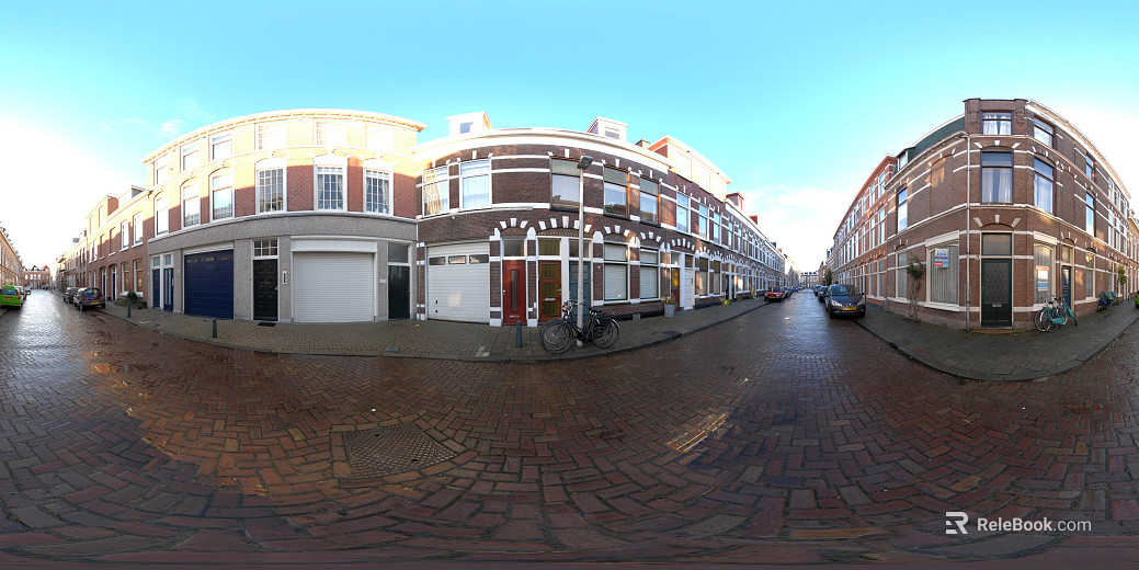 City Alley Day HDR texture