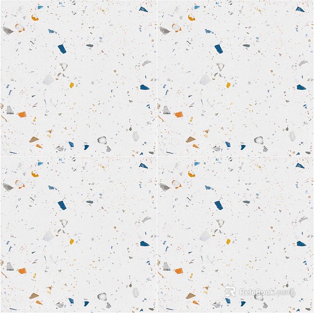 terrazzo multiple bright color floor texture