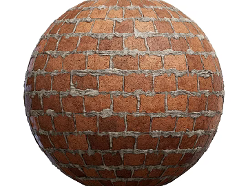 Brick wall PBR texture (ID:ffach449714)