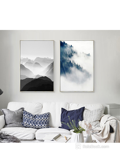 landscape painting texture