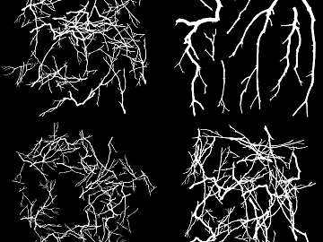White Dead Branch Silhouette Decorative Pattern texture (ID:ffaeh384824)