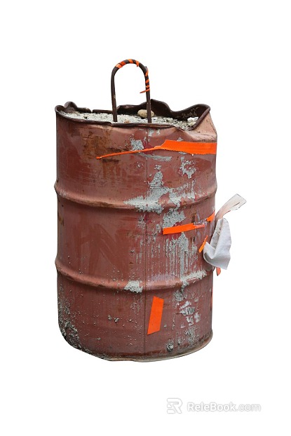Iron bucket texture
