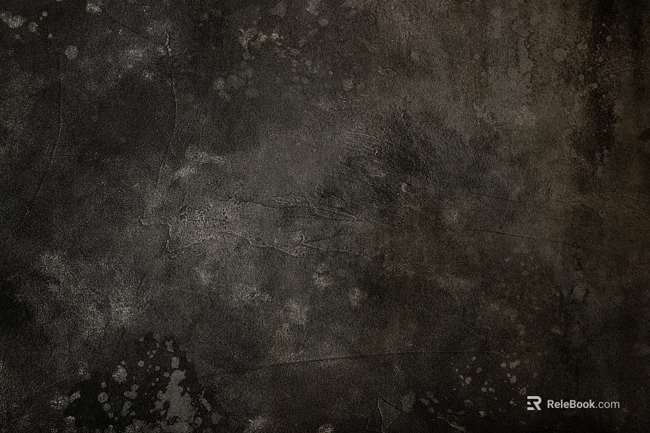 Dark gray cement-textured wall texture