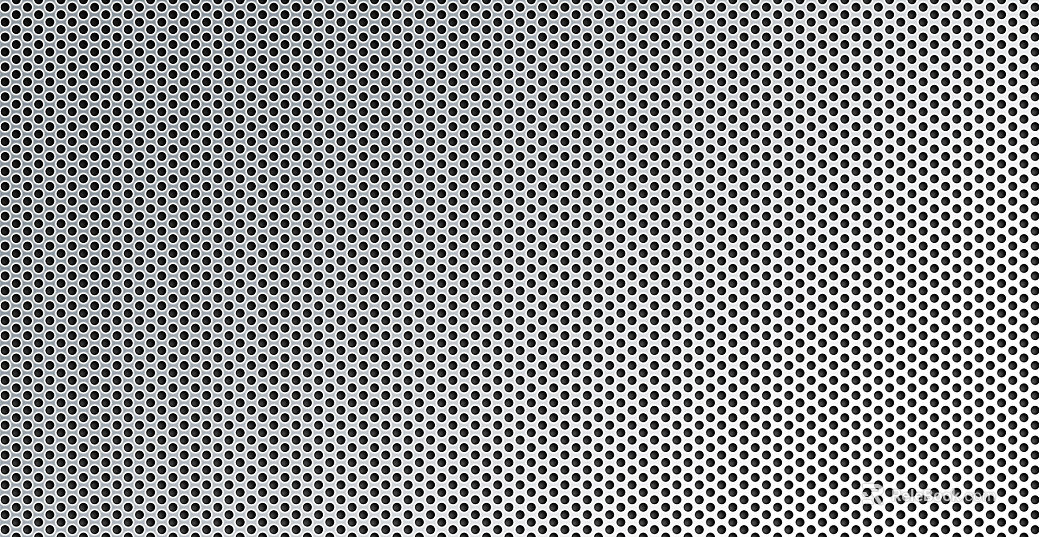 Perforated plate metal texture