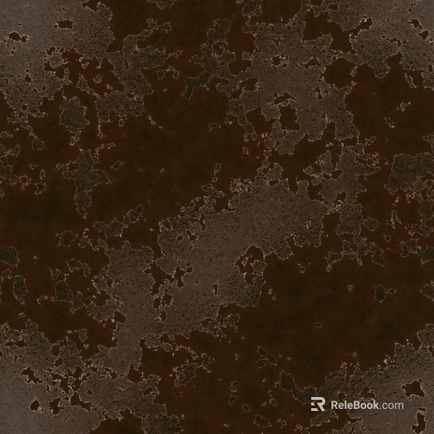 Dark brown distressed metal wall paneling texture