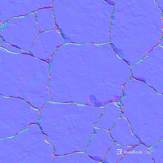Broken wall crack texture