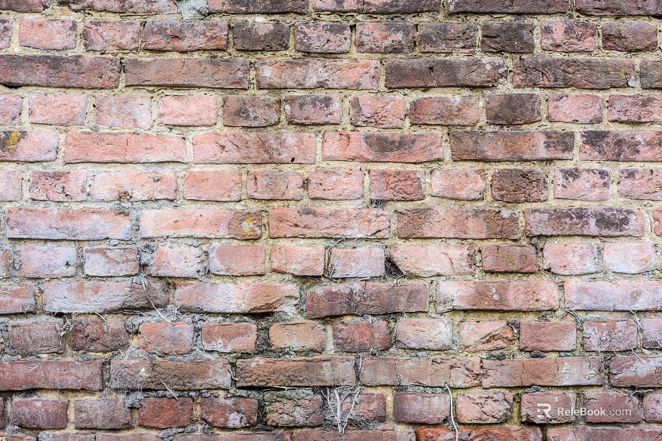 Modern old-fashioned red brick wall industrial wind brick wall dilapidated brick wall texture