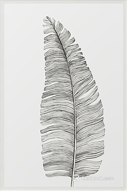 Plant painting texture