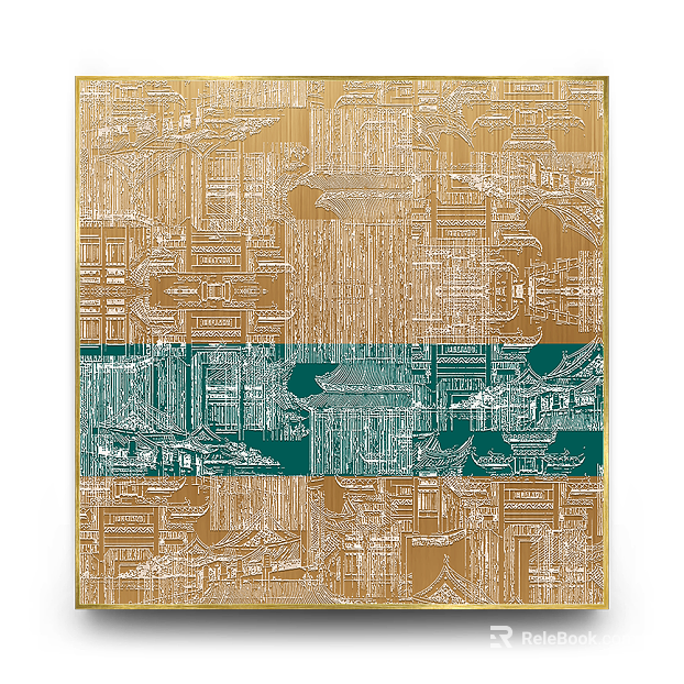 three-dimensional physical painting texture