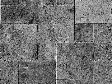 Grey Lyme Stone Courtyard Floor Tiles 3d model