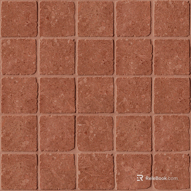 Vintage red brick small square brick antique brick texture