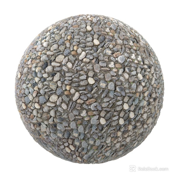 Gravel PBR texture