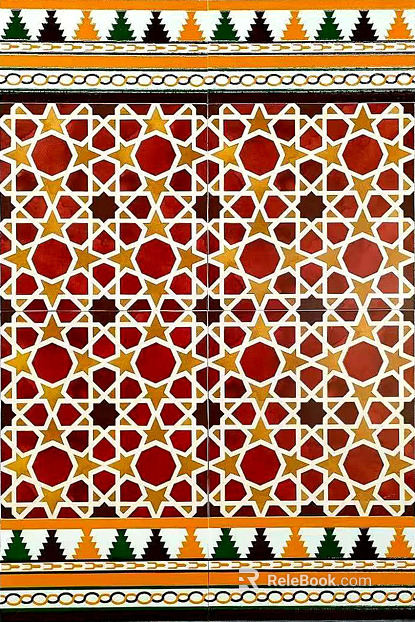 ethnic style tiles texture