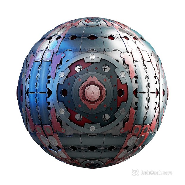 Sci-Fi Exterior Wall PBR texture