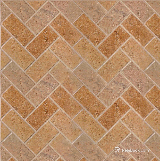 Modern Pastoral Antique Floor Tile texture