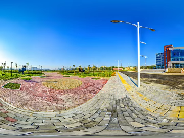 HDR City Park Panorama texture (ID:ffach567303)