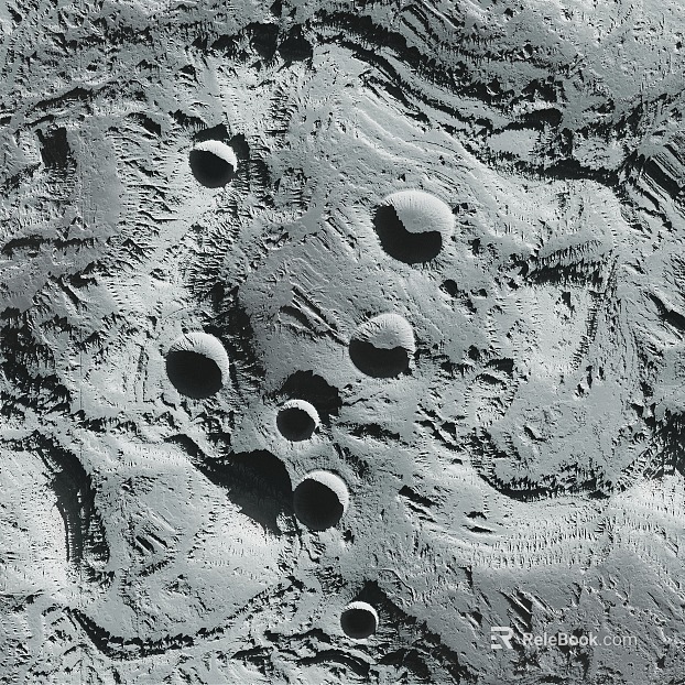 surface of the moon texture