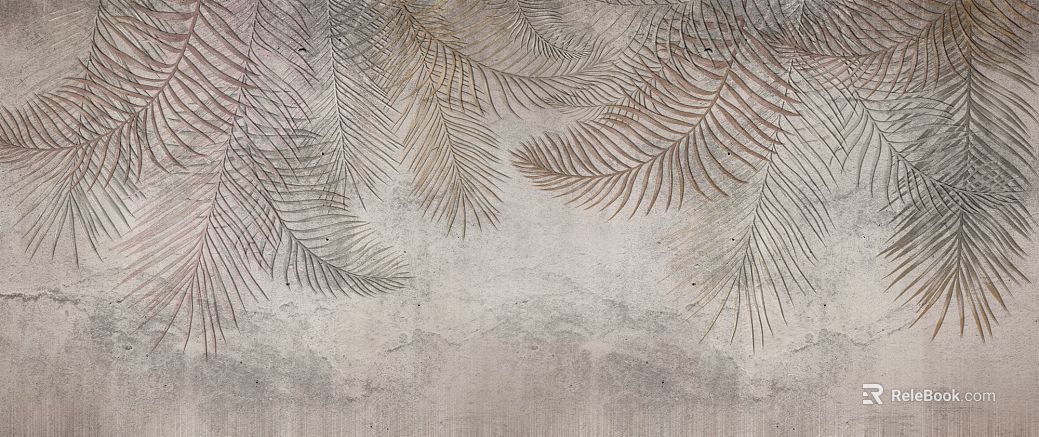 Plant Leaf Pattern Wallpaper texture
