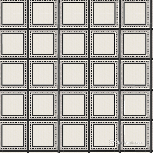 Retro Geometric Pattern Foil Tile Tile Art Tile texture