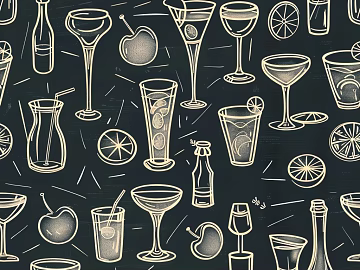 Cocktail Wallpaper Cartoon Wallpaper Wallpaper Wallpaper 3d model