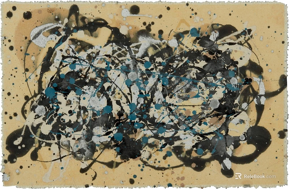 Pollock painting texture