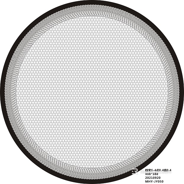 Round carpet texture