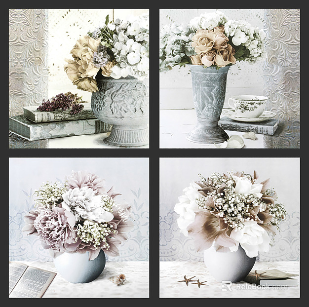 three-dimensional physical painting texture