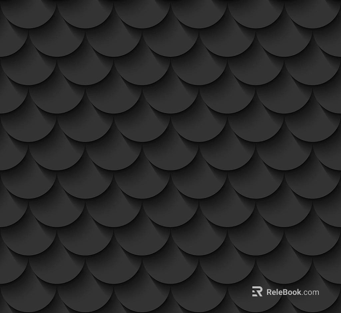 Feather brick black fan pattern texture