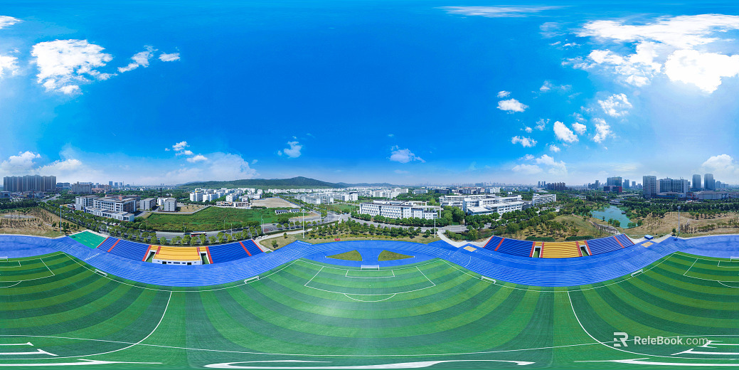 HDR City Sports Fitness Square Panorama texture