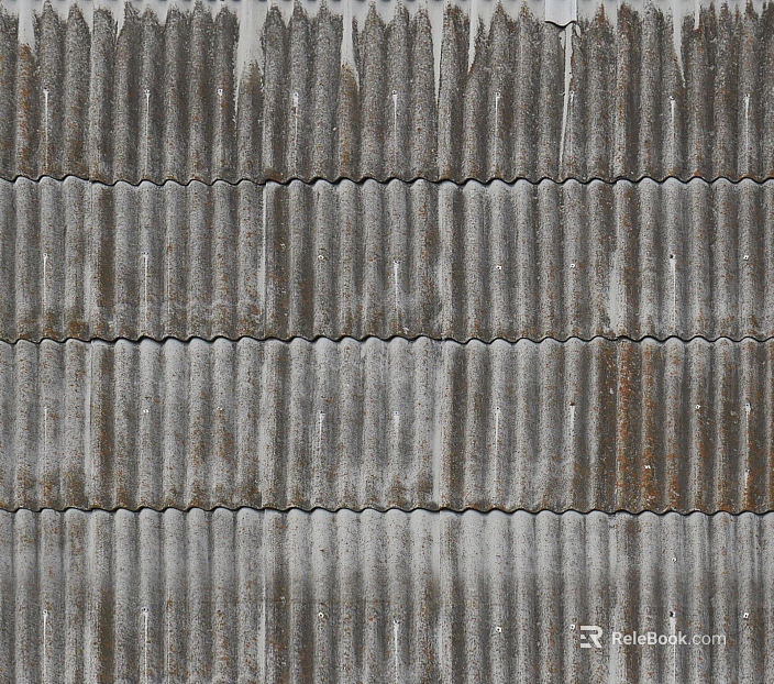 Industrial wind gray rust color steel tile roof texture