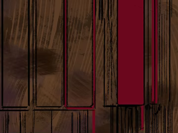 Red brown abstract geometric decorative painting texture (ID:ffaeh258384)