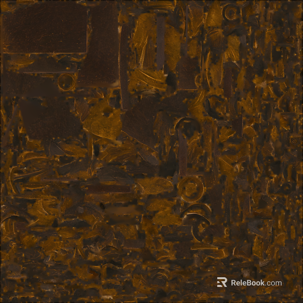 Dark brown golden terrazzo wall ground texture