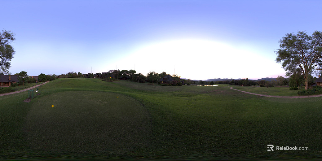 Country Lawn Daytime HDR texture