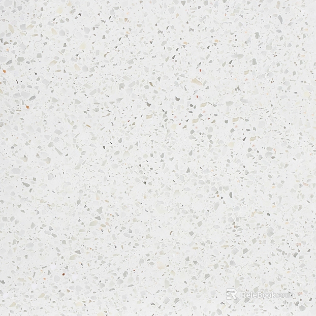 terrazzo small grain pure white quartz stone texture