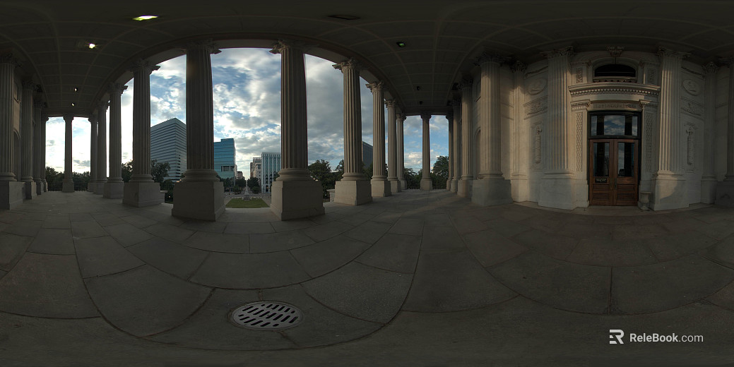 European architectural gate HDR texture