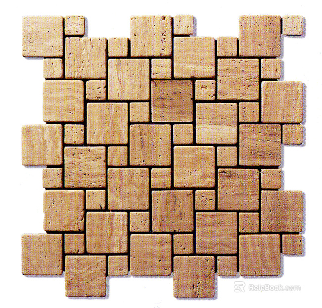 Mosaic Ceramic Map texture