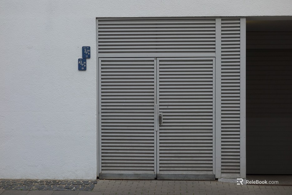 Metal door texture