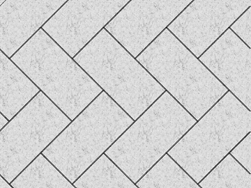 Light gray imitation stone brick ground pavement 3d model