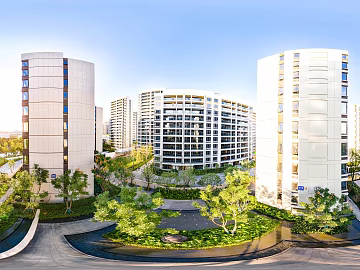 HDR City Community Panorama texture (ID:ffach846303)