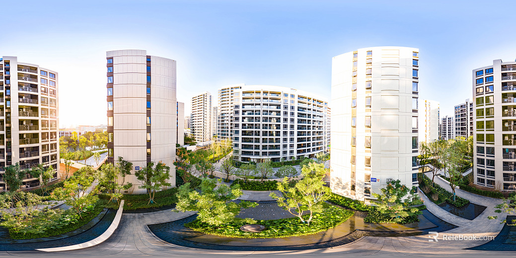 HDR City Community Panorama texture