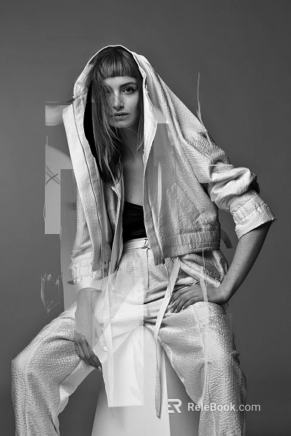 black and white painting texture