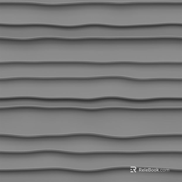 Grey corrugated texture wall panel wall decoration texture