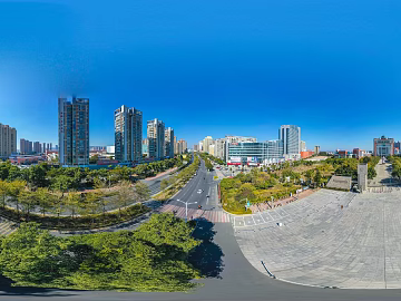 HDR urban ecological greening panorama texture (ID:ffach716603)