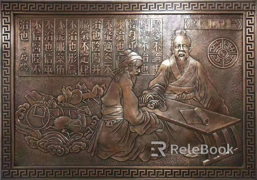 Embossed Metal Embossed Decoration texture
