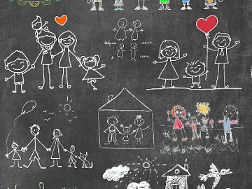 blackboard painting texture (ID:ffacg25218)