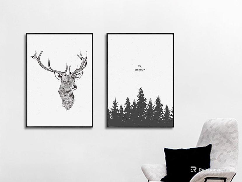 Animal painting texture