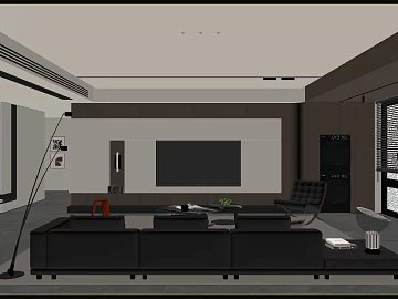 Modern dark gray wood veneer living room background wall texture (ID:ffaeh068956)