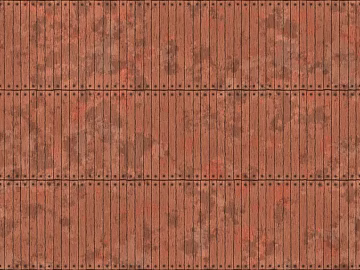 Red-brown dilapidated wood wall finish 3d model