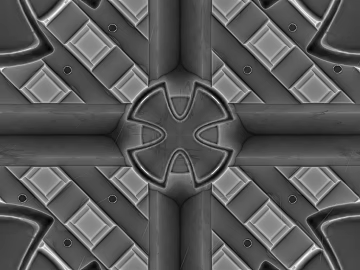 Dark gray old metal relief wall decoration texture (ID:ffaeh588426)